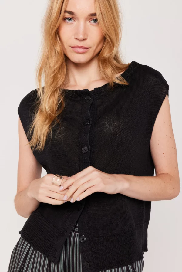 Black Breva waistcoat