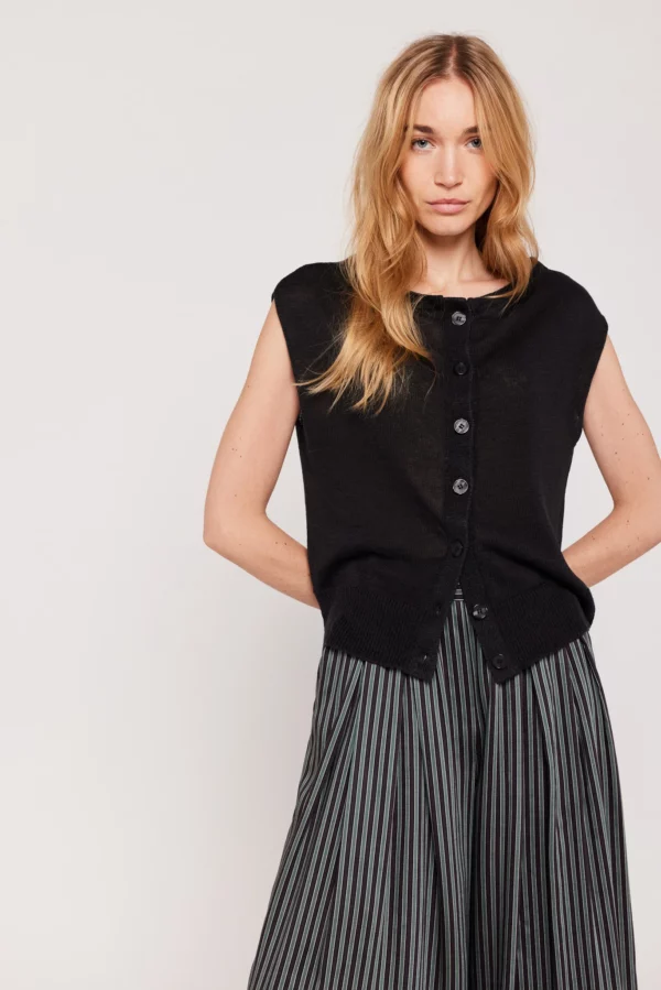 Black Breva waistcoat
